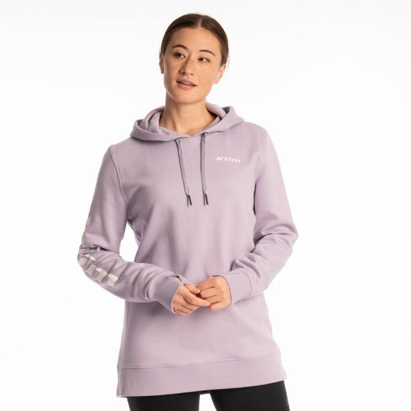 Hanorac Dana Klim Mariposa Long Pullover Cyaneus - White-23
