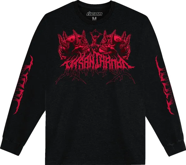 ICON Misanthrope Long-sleeve T-shirt Black -1