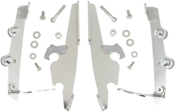 Fats/slim Windshield Trigger-lock Complete Mount Kit Chrome, 1, nordicamoto.ro