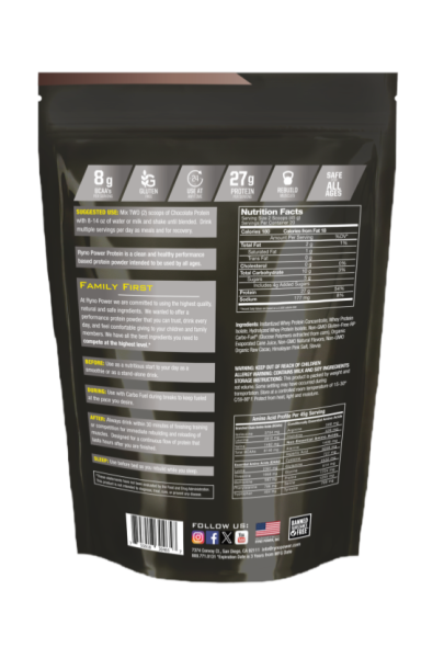 Pudră proteică din zer Ryno Power PROTEIN Premium Whey cu ciocolată, 1 lb, 5, nordicamoto.ro