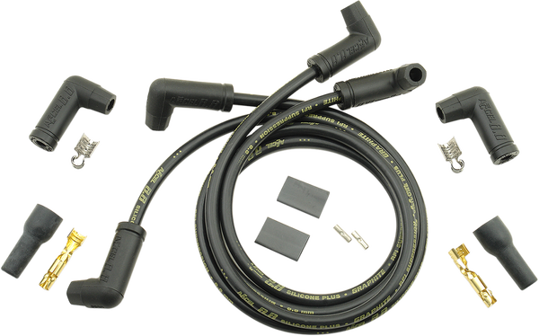 Universal 8.8 Mm Plug Wire Kit Black, 1, nordicamoto.ro