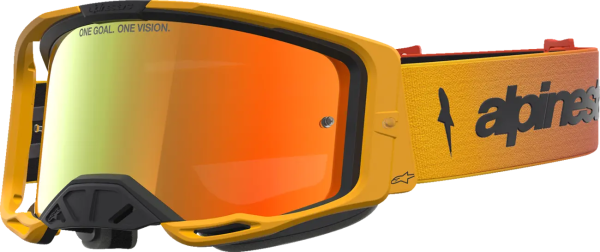 Vision 8 Amber Goggle Red, Black, 1, nordicamoto.ro