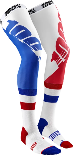 Rev Knee Brace Performance Moto Socks White L/XL, 1, nordicamoto.ro