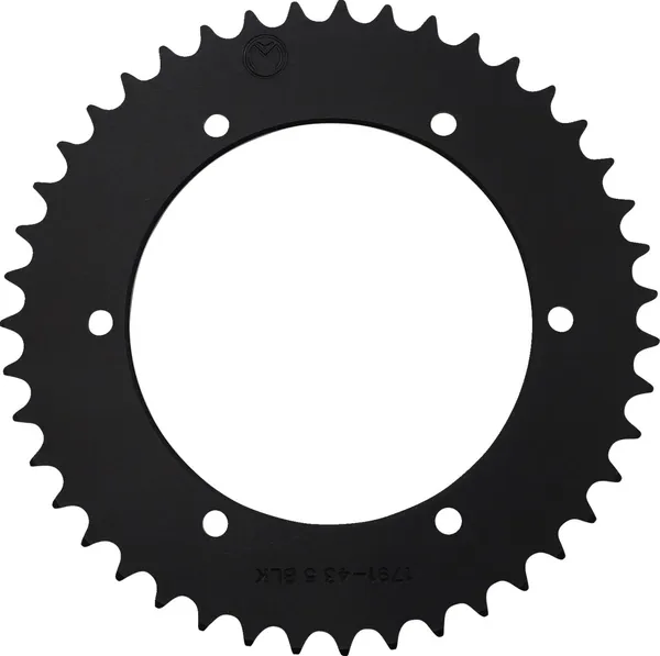 MOOSE RACING Rear Aluminum Sprocket Black -0