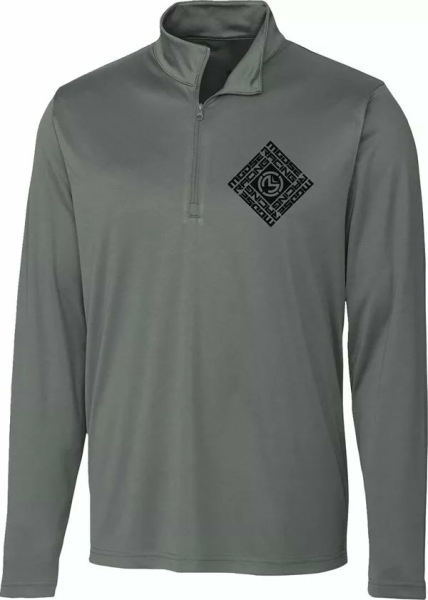 Pulover MOOSE RACING Spin Sync Quarter Zip Gray-0