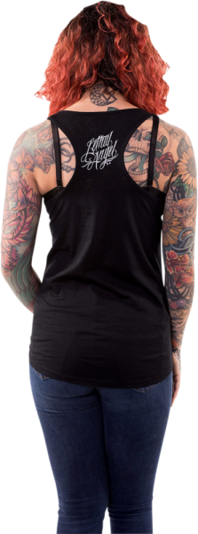 Women's Dark Widow Razor Back Tank Top Black 2XL, 2, nordicamoto.ro