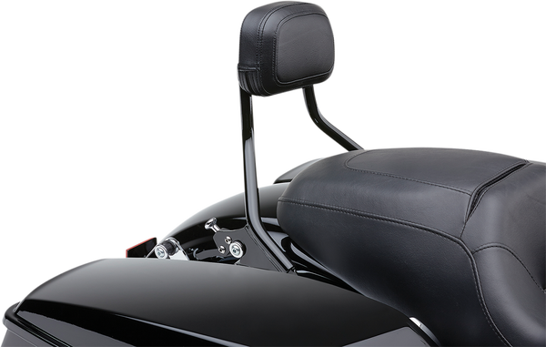 Short Detachable Backrest Black, 1, nordicamoto.ro