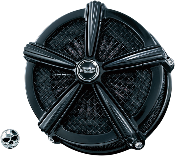 Mach 2 Air Cleaner Chrome, 1, nordicamoto.ro