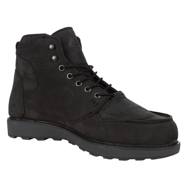 Ghete Piele Klim Blak Jak Gunmetal Black-12