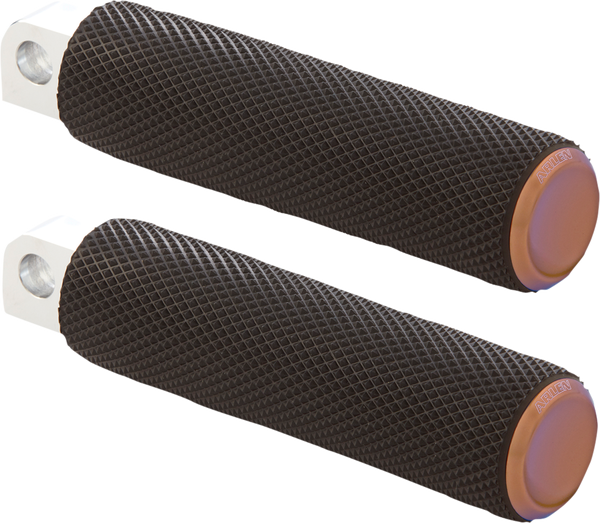 Knurled Footpegs Silver, 1, nordicamoto.ro