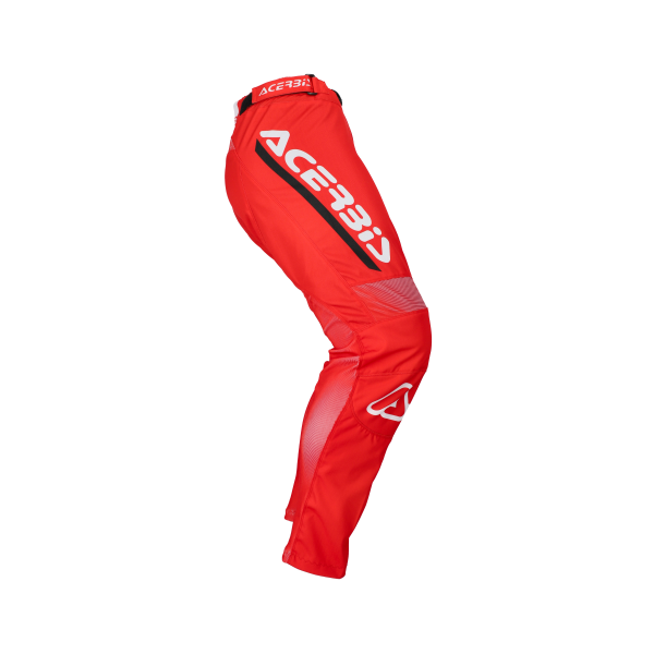 Pantaloni Acerbis Linear Lugo Rosu/Alb XXL-5