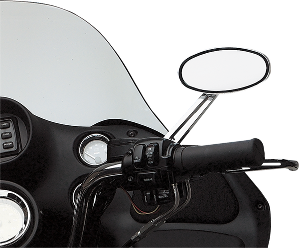 Stealth Mirror With Dual Intensity Leds Silver, Chrome, 1, nordicamoto.ro