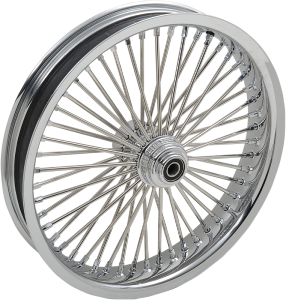 Front Wheel 50 Spoke Radial 23(r)x3.75(r) Chrome Sd Silver, 1, nordicamoto.ro
