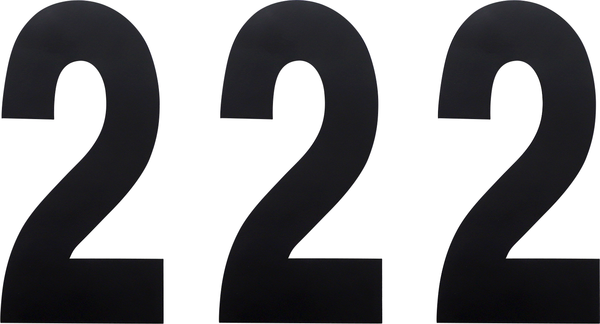 Standard Numbers Black, 2, nordicamoto.ro