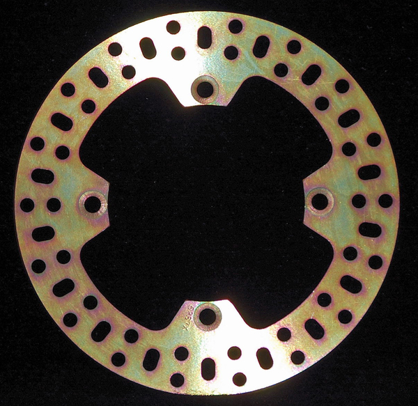 Round D-series Fixed Offroad Brake Rotor Gold, Zinc, 1, nordicamoto.ro
