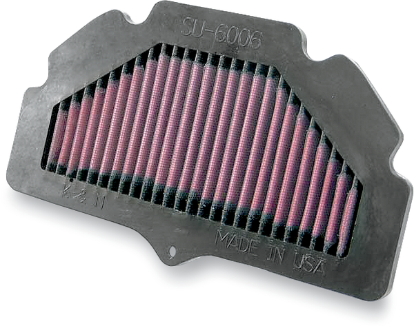 High-flow Air Filter Black, Red, 1, nordicamoto.ro