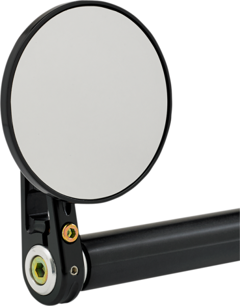 Bar End Mirror Anodized Black, 2, nordicamoto.ro