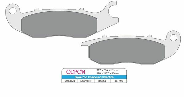 Odp Organic Brake Pads 