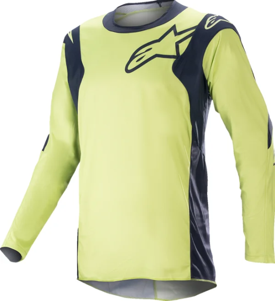 Tricou Alpinestars Racer Hoen Navy/Green, 1, nordicamoto.ro