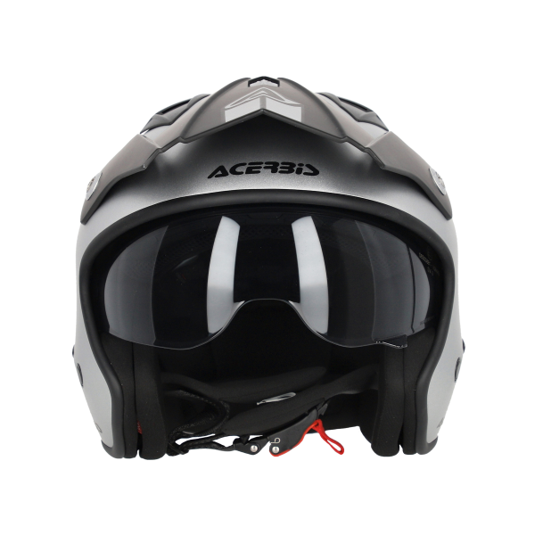 Casca Jet Acerbis Aria Metallic Argintiu XXL-5