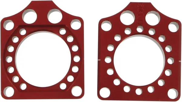 Axle Blocks Red, Anodized