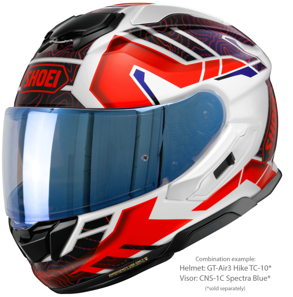 Casca integrala SHOEI GT-AIR3 HIKE TC-10 Albastru/Rosu/Alb XXL-5