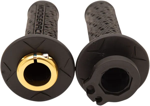 MOOSE RACING 36 Series Clamp-on Grips Black, Gold -0