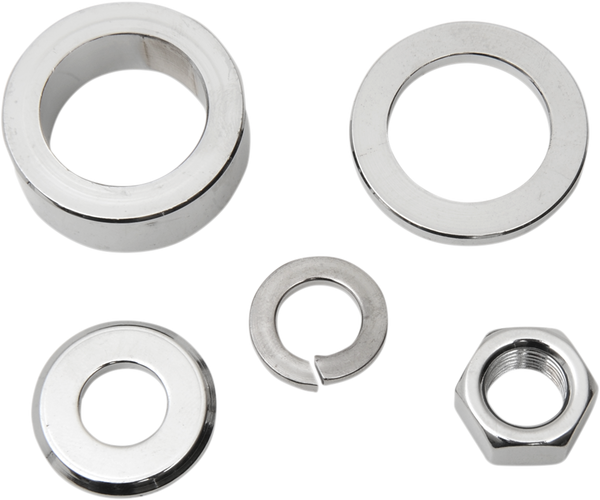 Axle Spacer/nut Kit Silver, 1, nordicamoto.ro