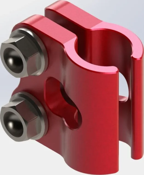 Brakeline Clamp Black, Anodized, 2, nordicamoto.ro