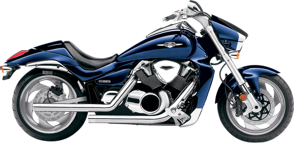 Dragster Exhaust System Chrome, 1, nordicamoto.ro