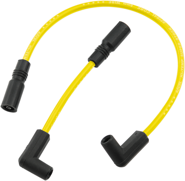 8 Mm Spark Plug Wire Yellow, 1, nordicamoto.ro