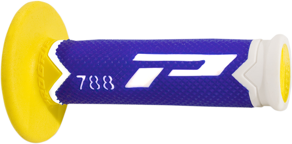 Triple Density Grips Blue, White, Yellow, 1, nordicamoto.ro