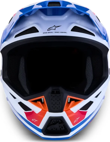 Casca Alpinestars S-M7 Core Alb/Albastru/Roz XS, 8, nordicamoto.ro