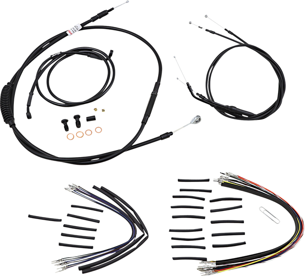 Jail Bar Cable Kit Black, 1, nordicamoto.ro