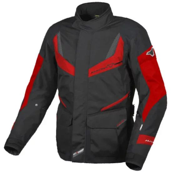 Geaca textil touring MACNA RANCHER L Negru/Rosu, 5, nordicamoto.ro
