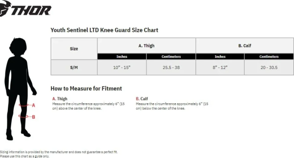 Genunchiere Copii Thor Sentinel Ltd Black-0