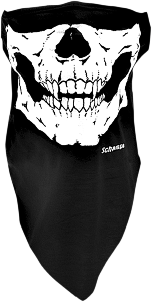 Stretch Skull Half-face Mask Black, 2, nordicamoto.ro