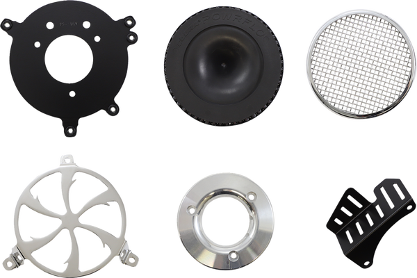 Air Cleaner Kit Silver, 5, nordicamoto.ro