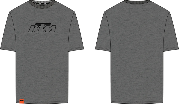 Tricou KTM ESSENTIAL Grey Melange-b03b7a490fea1ec935f2ac5ee52de274.webp