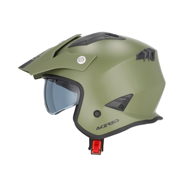 Casca Jet Acerbis Aria 22-06 Verde Militar XXL-8