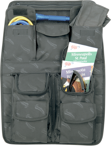 Tour Pack Lid Organizer Black, 4, nordicamoto.ro