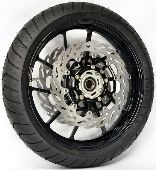 Seria Flame cu rotor flotant, negru, 2, nordicamoto.ro