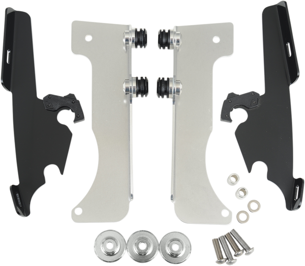 Fats/slim Windshield Trigger-lock Complete Mount Kit Black, 1, nordicamoto.ro