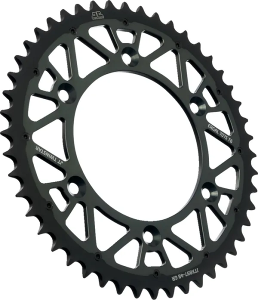 JT SPROCKETS Twinstar Rear Sprocket Graphite 