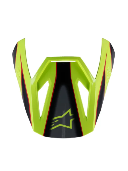 Viziera Casca Copii Alpinestars Sm3 Fray Black/Red/Yellow-0