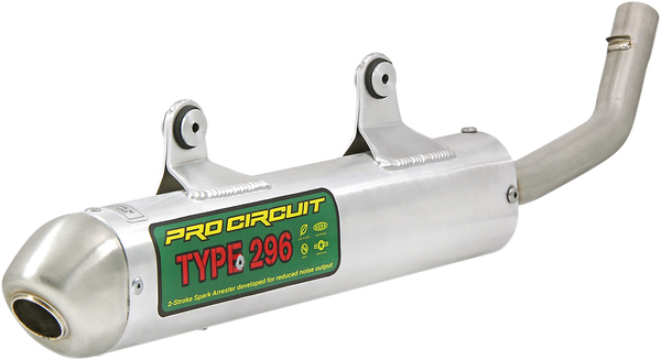 Type 296 Spark Arrestor Silencer Black, Chrome, 1, nordicamoto.ro
