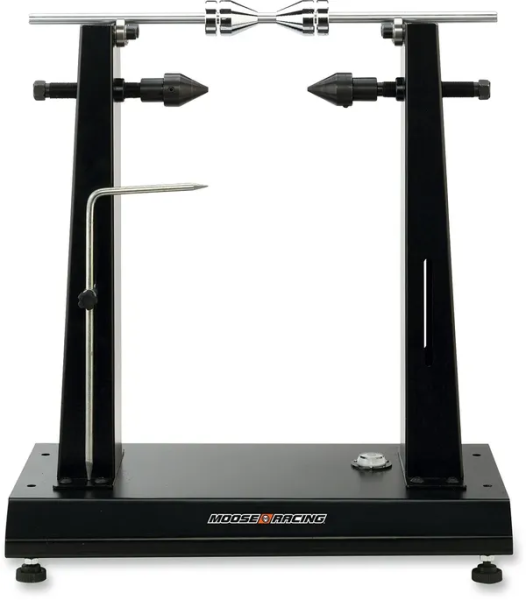MOOSE RACING Wheel Truing And Balancing Stand Black, Powder-coated, 1, nordicamoto.ro