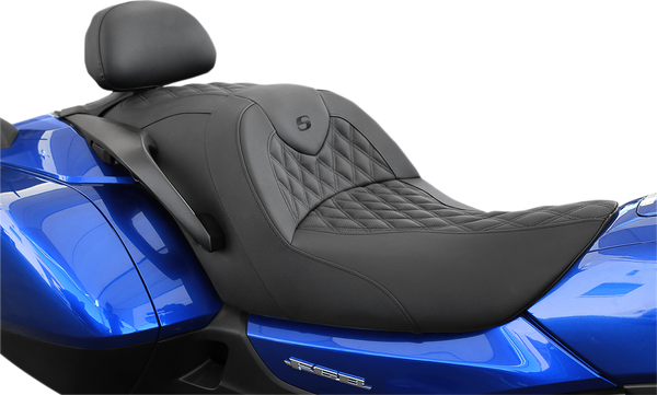 Seat Road Sofa Ls Diamond Stitch Black Black, 2, nordicamoto.ro