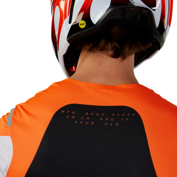 Tricou Moto Fox Flexair Magnetic Portocaliu Fluo-0