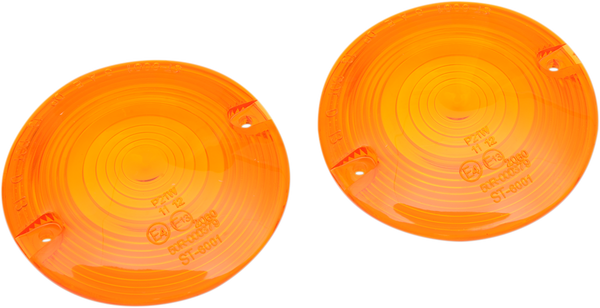 Replacement Turn Signal Lenses For Dressers Amber, 1, nordicamoto.ro
